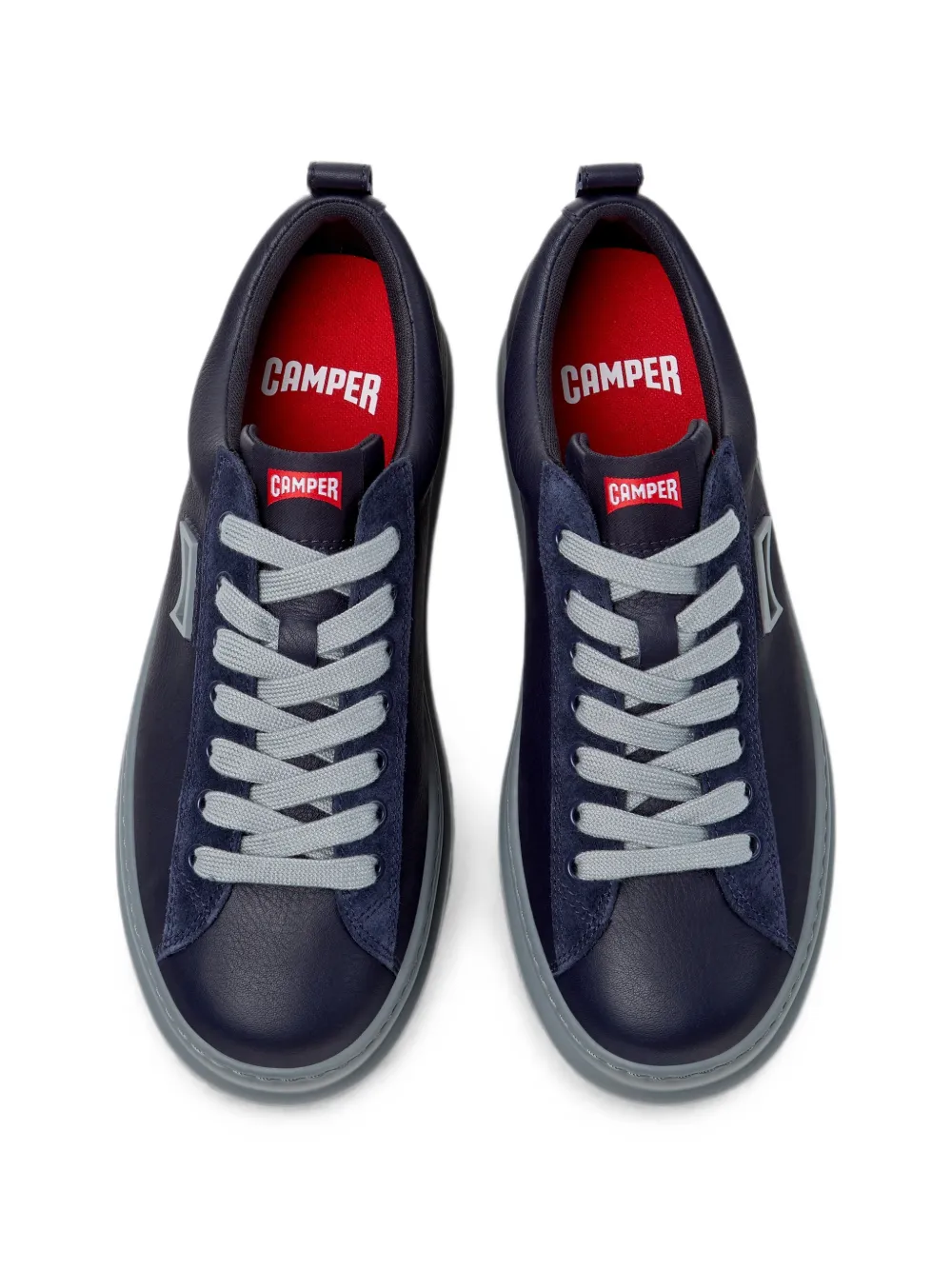 Camper Runner Four leather sneakers Blauw