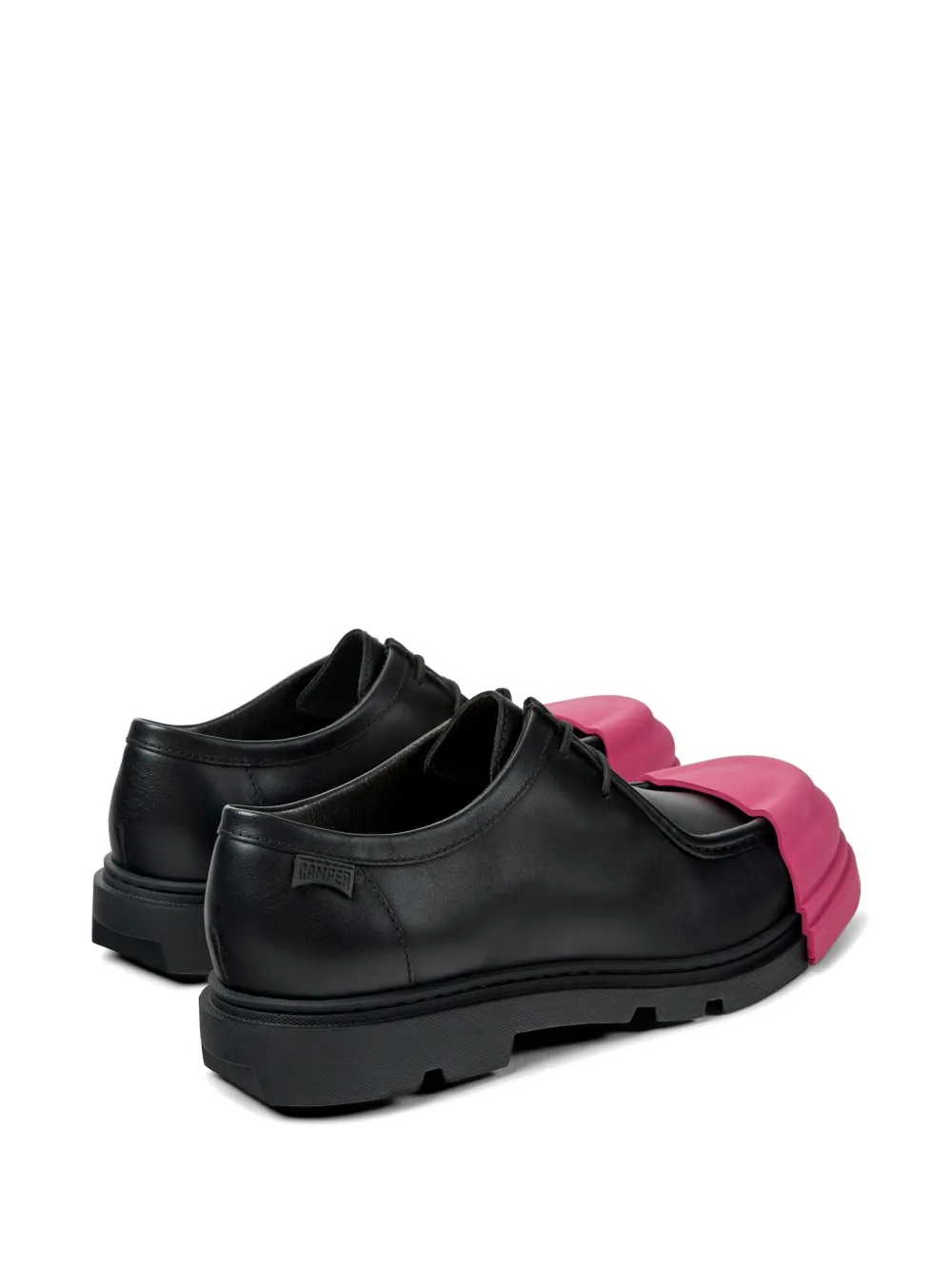 Camper Junction leather lace-up shoes Zwart
