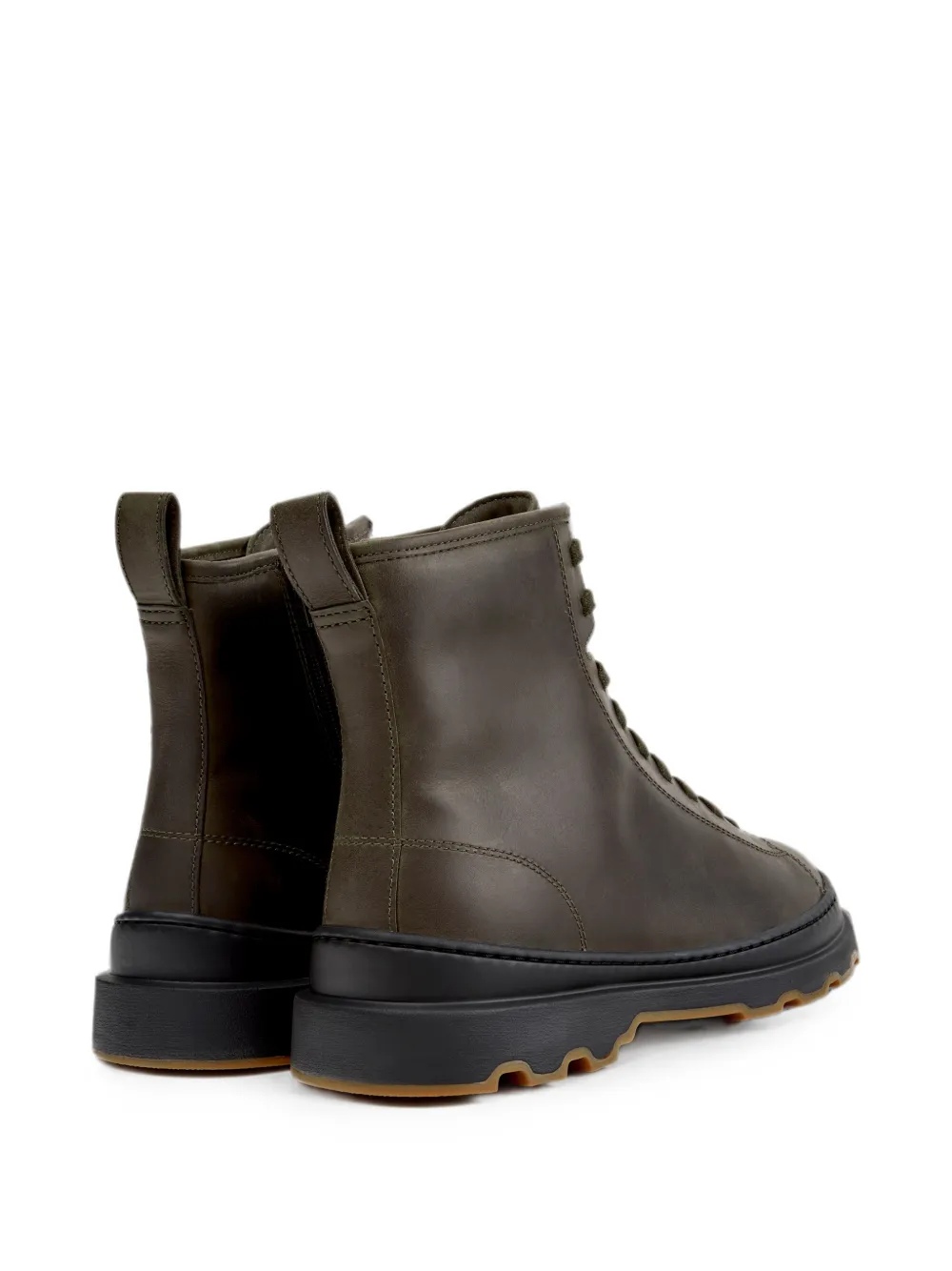 Camper Brutus+ nubuck leather ankle boots Groen