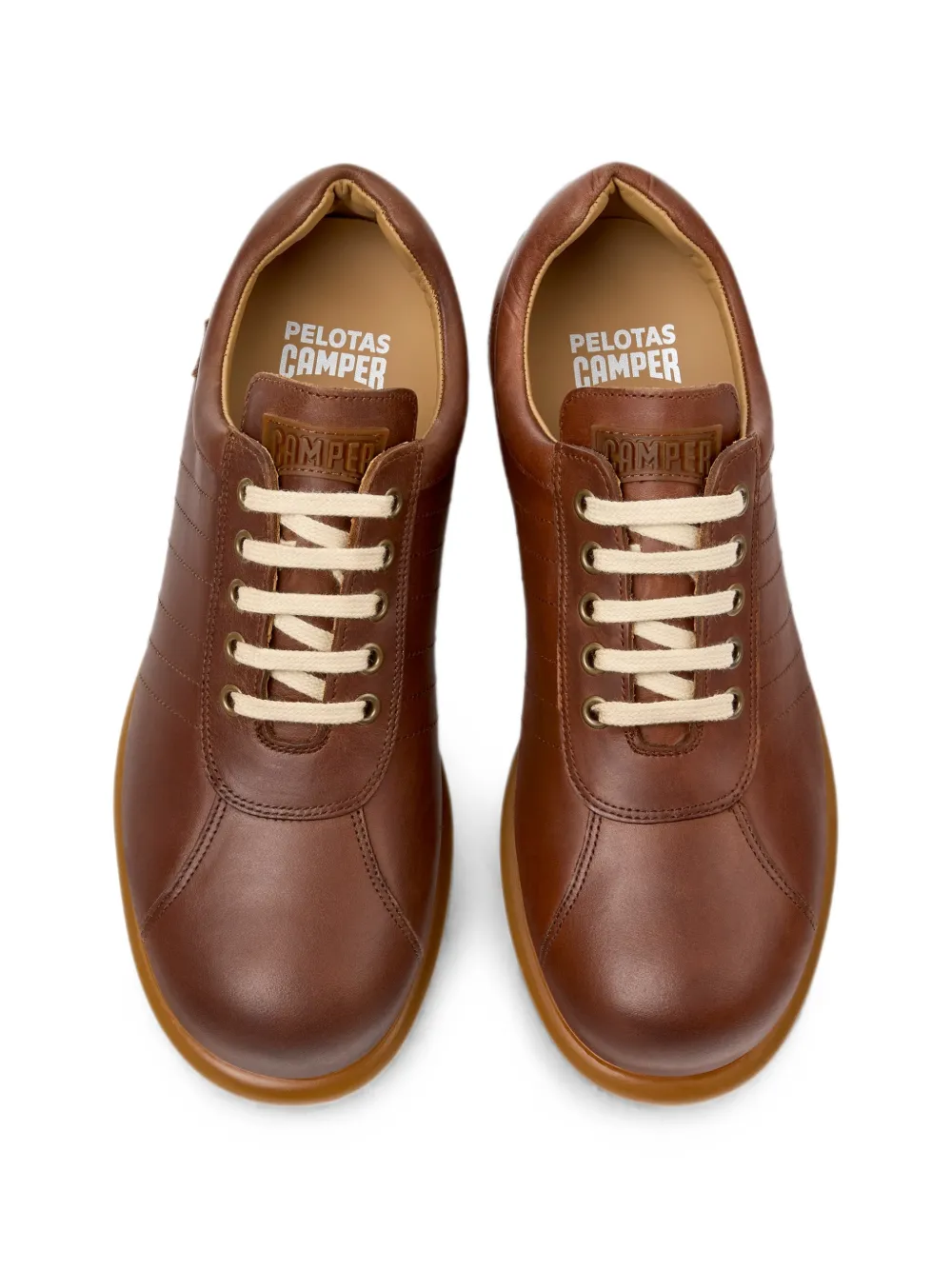 Camper Pelotas Ariel leren sneakers Bruin