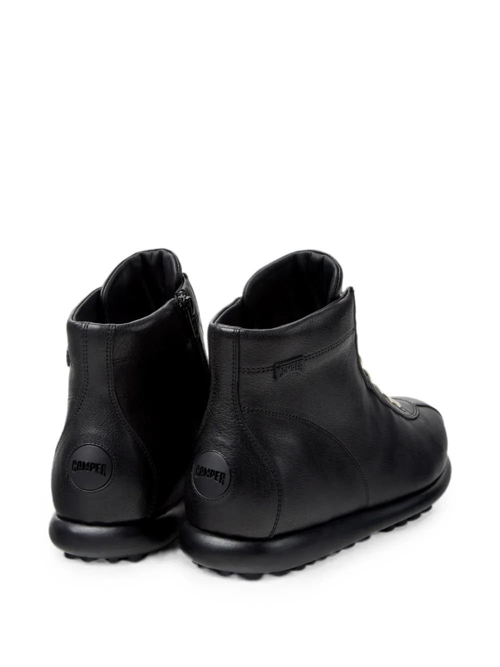 Camper Pelotas Ariel leather ankle boots Zwart