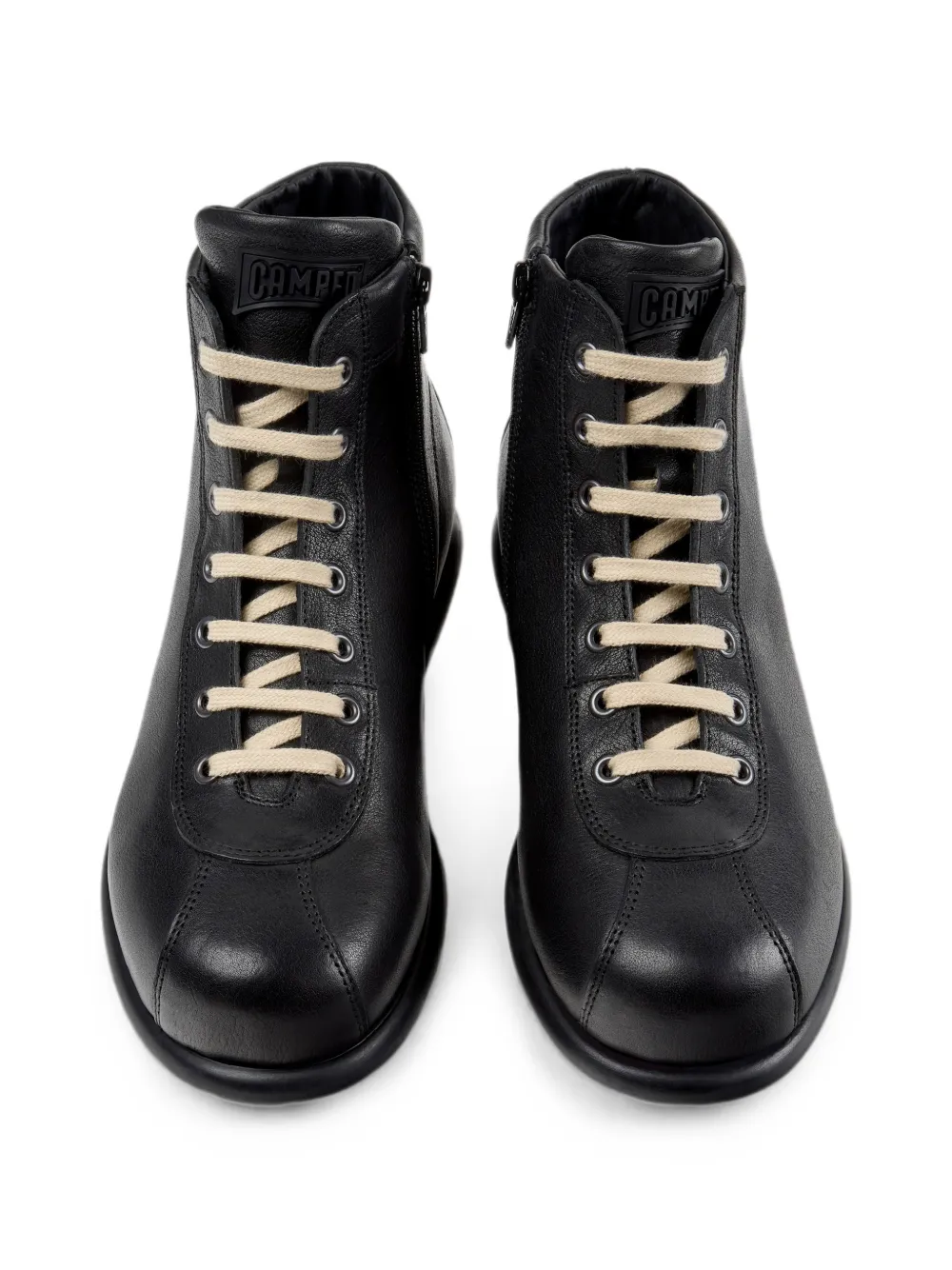 Camper Pelotas Ariel leather ankle boots Zwart