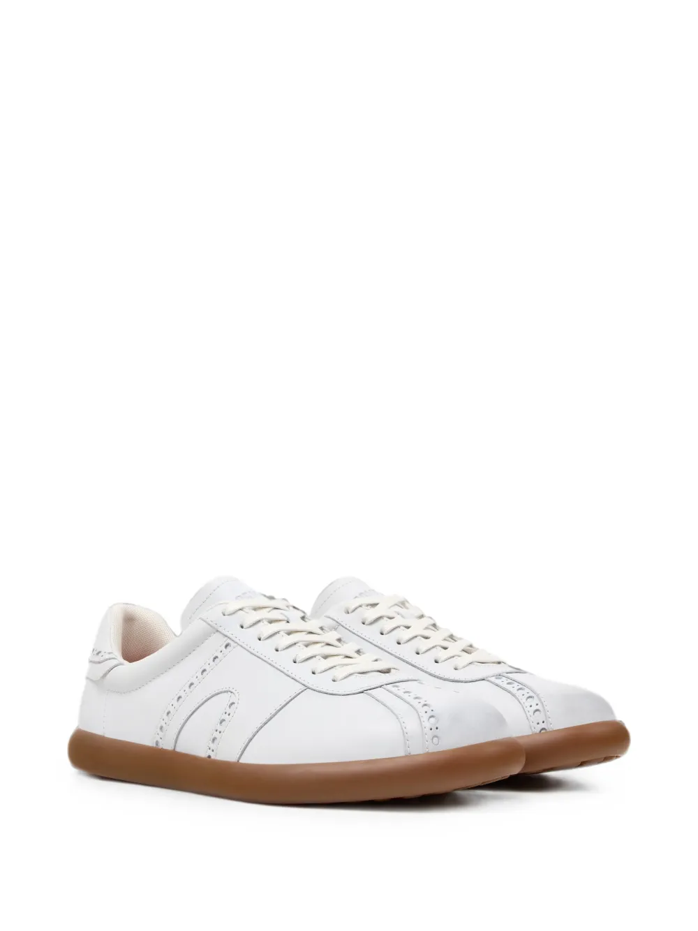 Camper Pelotas Soller sneakers met brogue detail Wit
