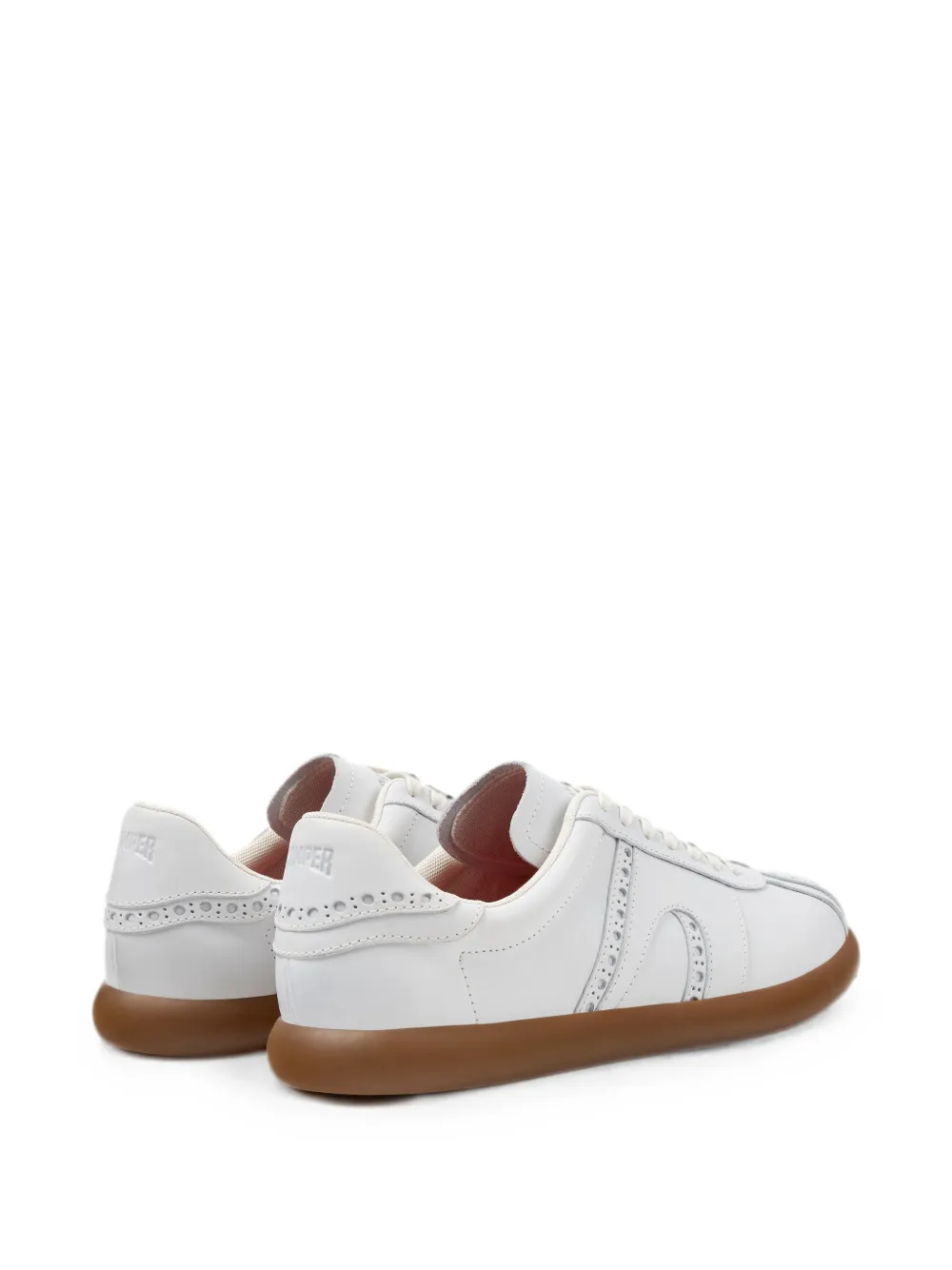 Camper Pelotas Soller sneakers met brogue detail Wit