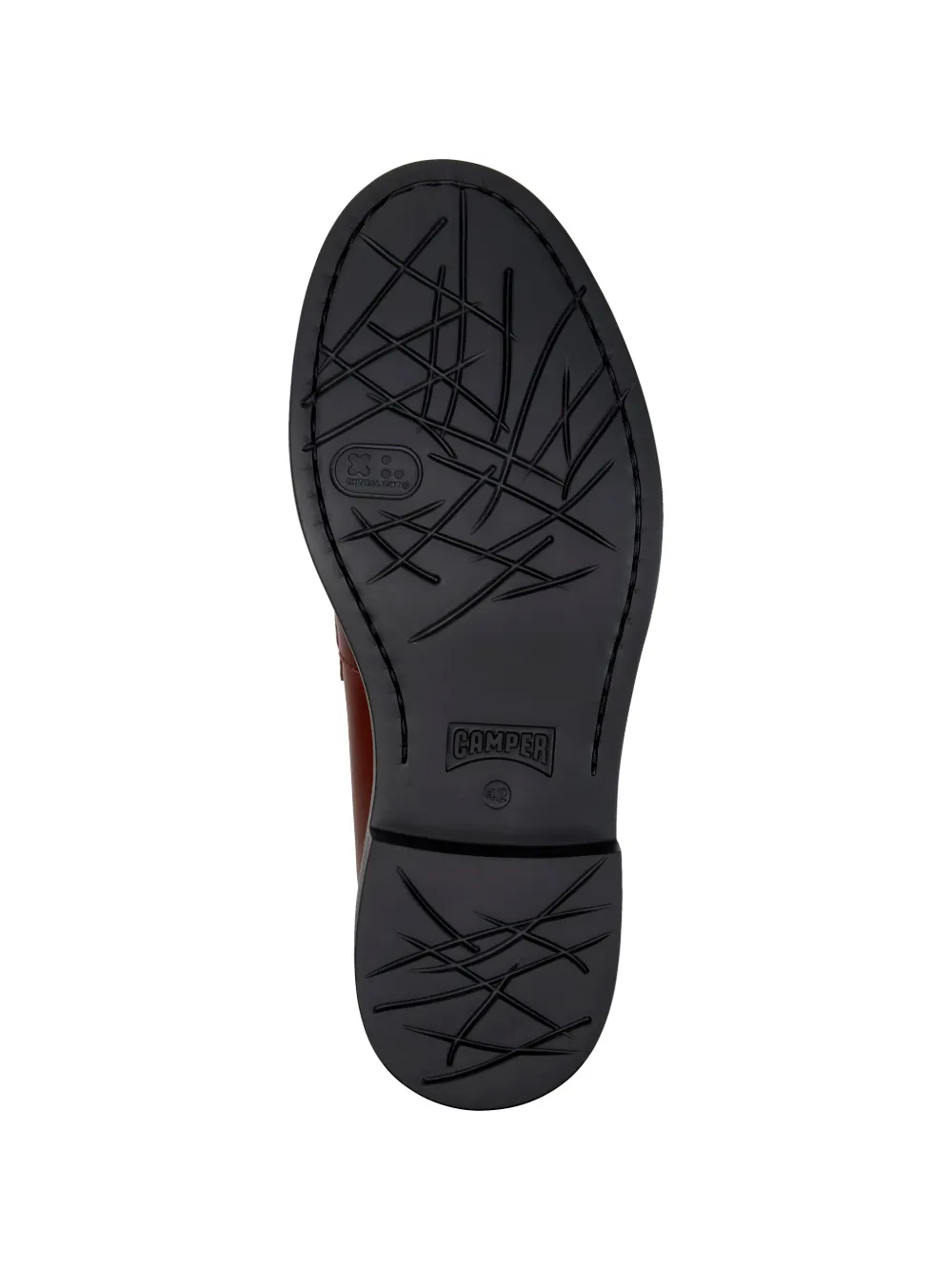 Camper Dean leren loafers Bruin