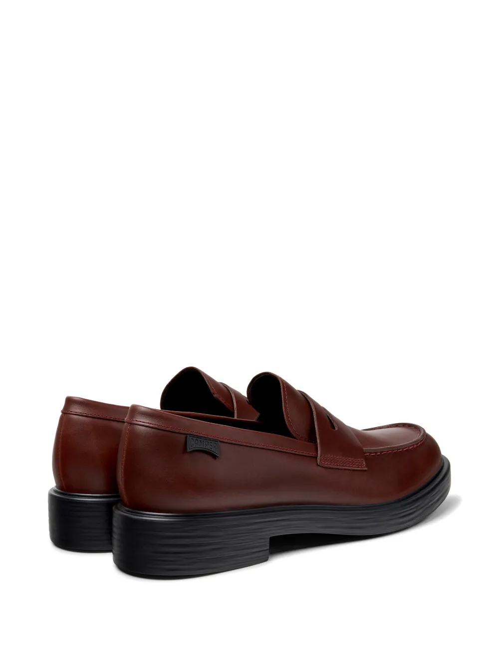 Camper Dean leren loafers Bruin