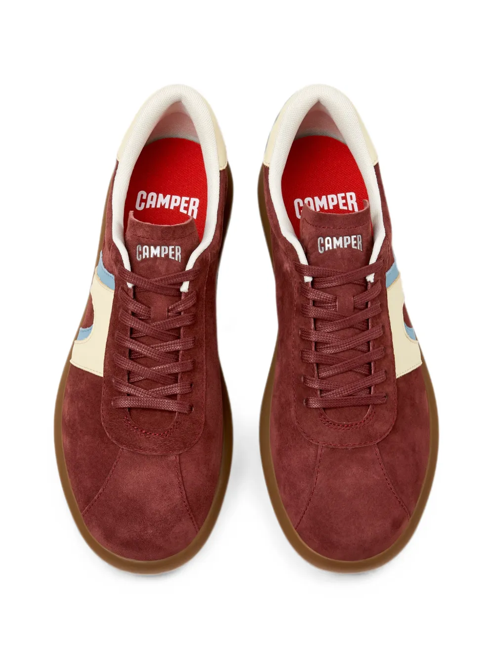 Camper Pelotas Soller nubuck leather sneakers Rood