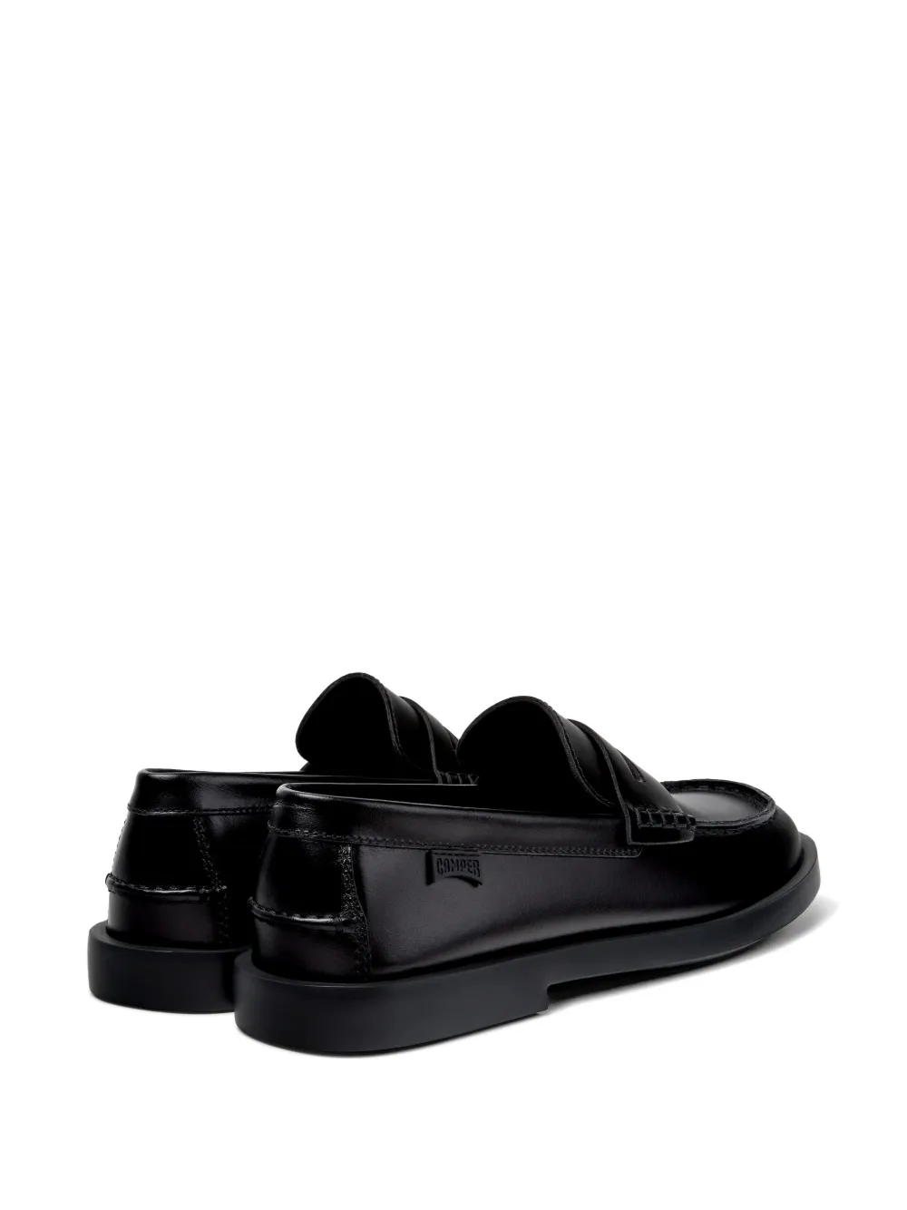 Camper Don leren loafers Zwart