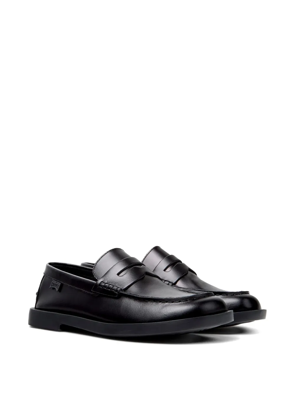 Camper Don leren loafers Zwart