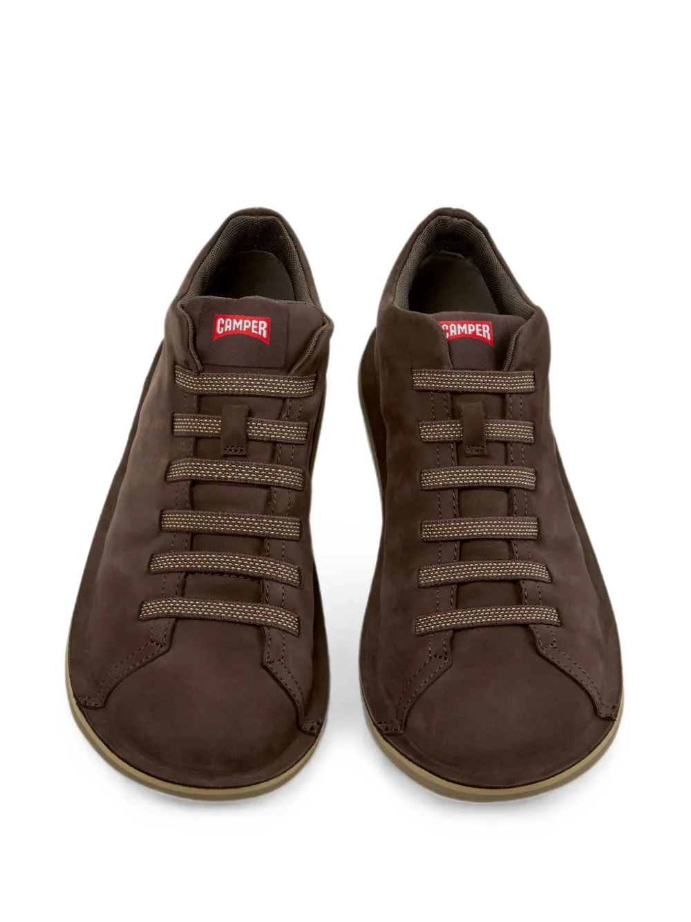 Camper Beetle nubuck leren sneakers Bruin