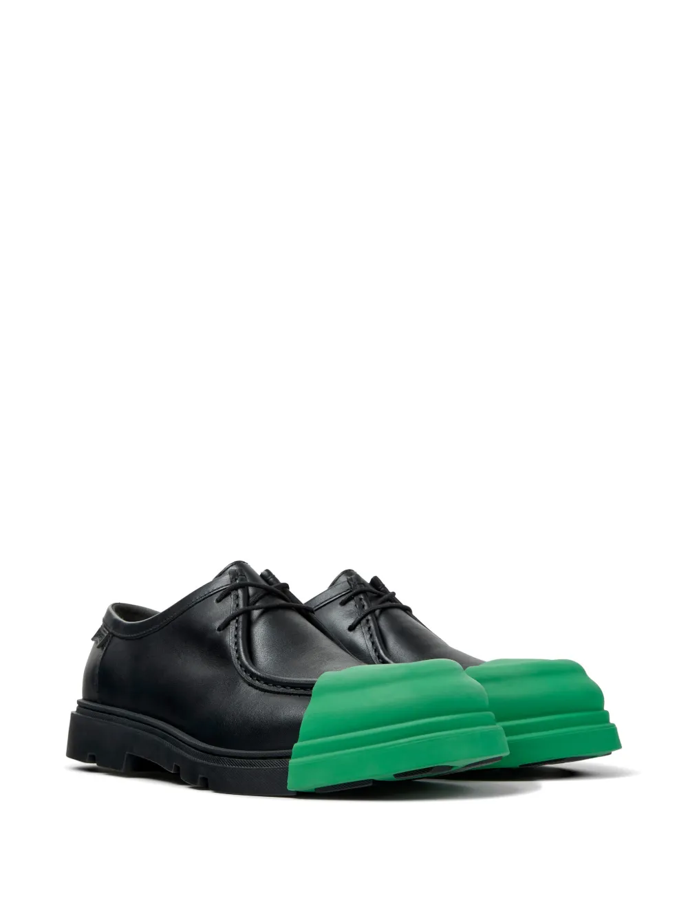 Camper Junction contrast-toe lace-up shoes Zwart