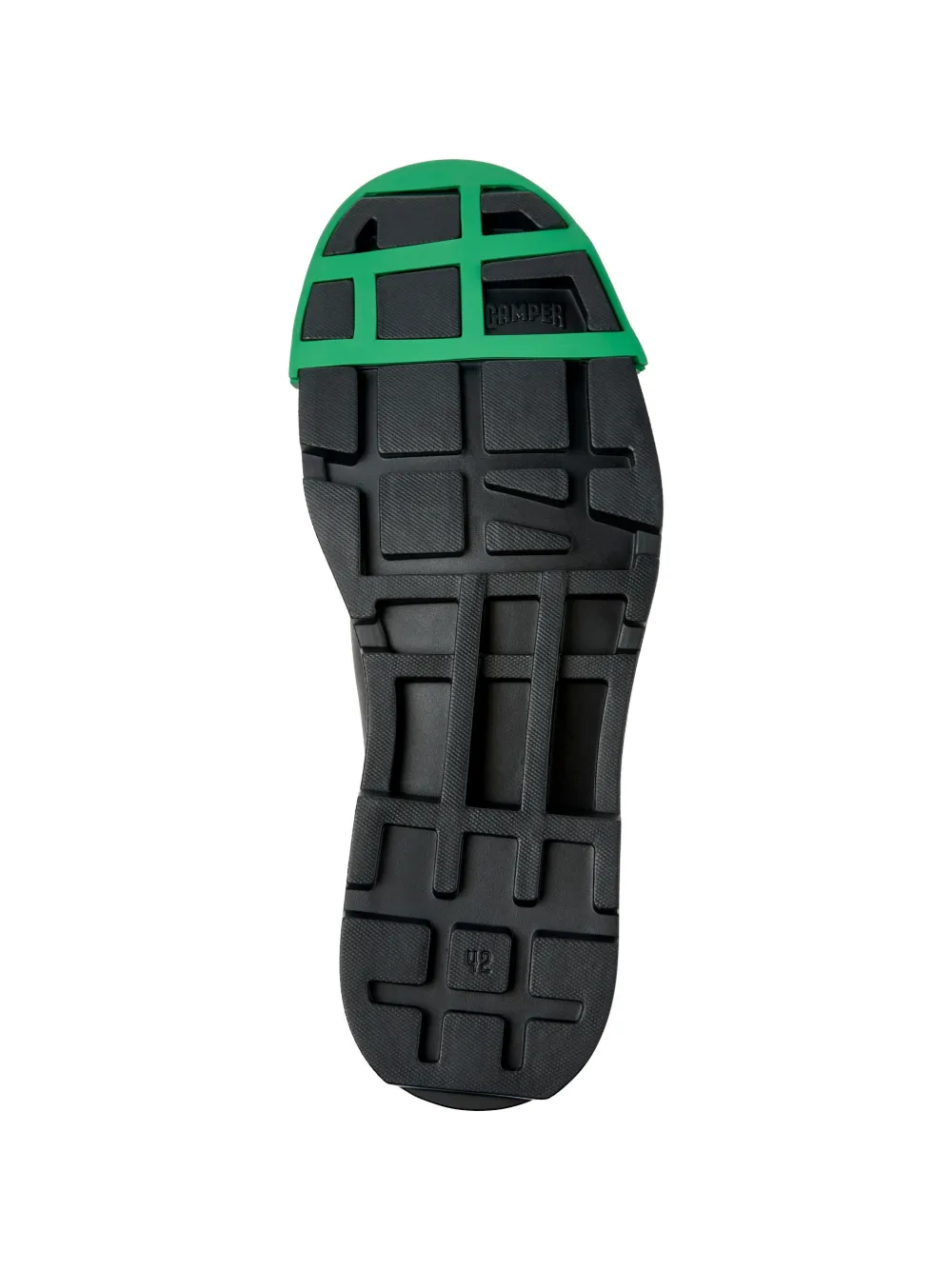 Camper Junction contrast-toe lace-up shoes Zwart