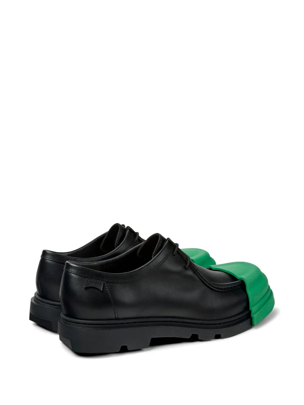 Camper Junction contrast-toe lace-up shoes Zwart