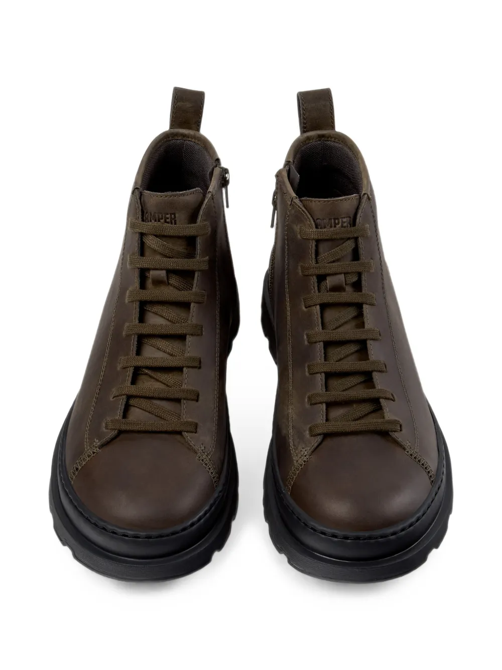 Camper Brutus+ nubuck leather boots Bruin