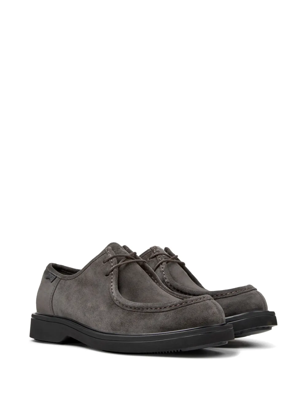 Camper Norman suède veterschoenen Grijs