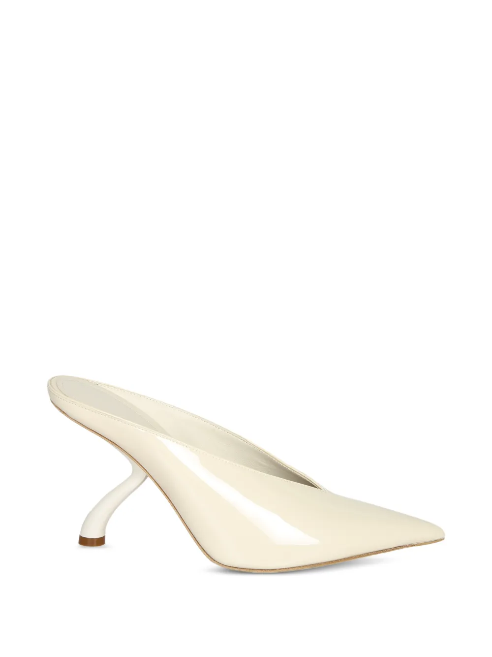 Ferragamo patent-finish pointed-toe pumps - Toni neutri