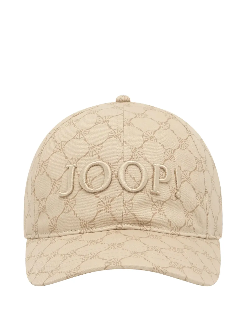 Joop Agatha Monogram-print Embroidered Baseball Cap In Neutral