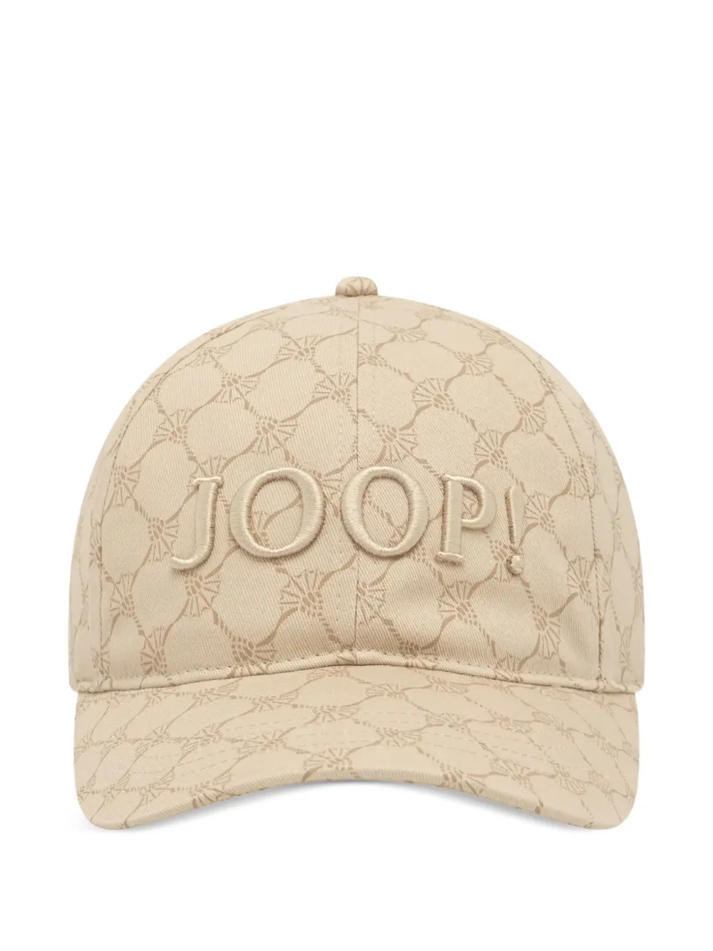Joop! Agatha monogram-print embroidered baseball cap - Toni neutri