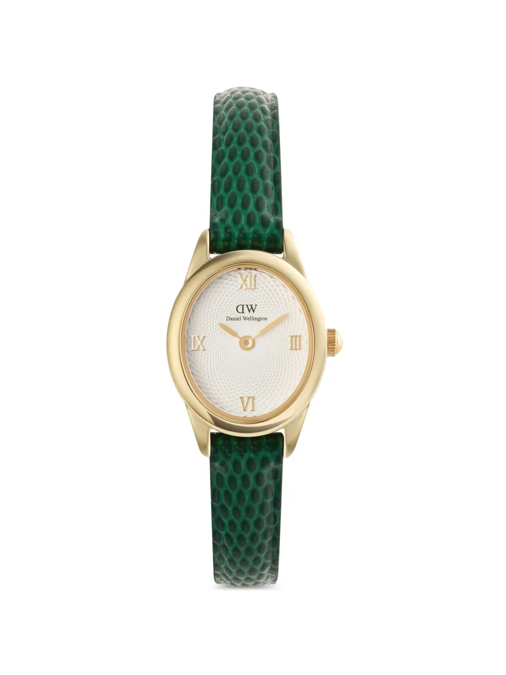 Daniel Wellington Ophelia Mini guilloché 25mm watch - Bianco