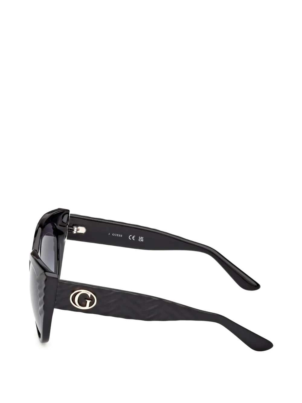 GUESS EYEWEAR Zonnebril met cat-eye montuur Zwart