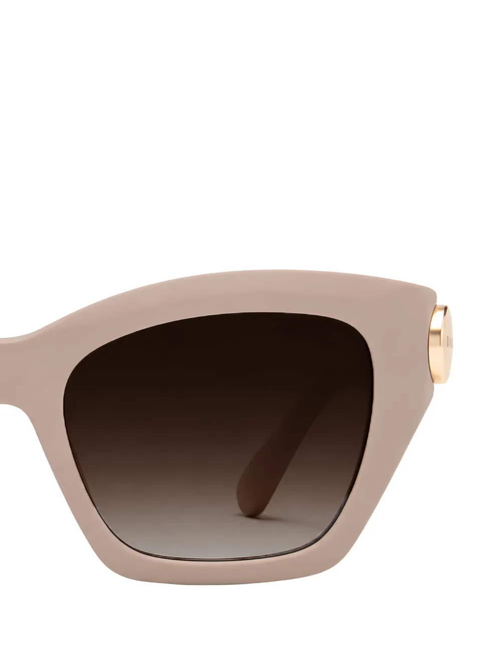 Furla Zonnebril met cat-eye montuur Beige