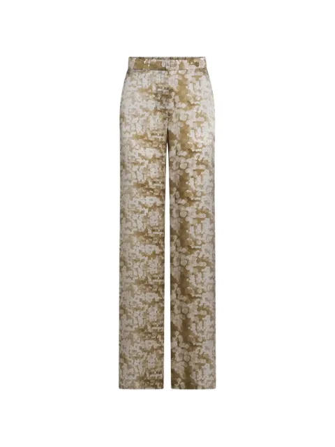 Collini Milano Eos abstract-print wide-leg trousers