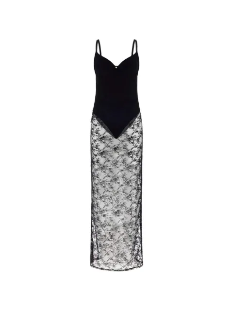GUESS USA Elena floral-lace underwired bodysuit nightdress