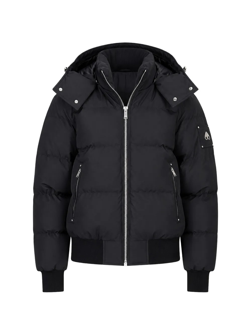 Moose Knuckles padded hooded jacket - Nero