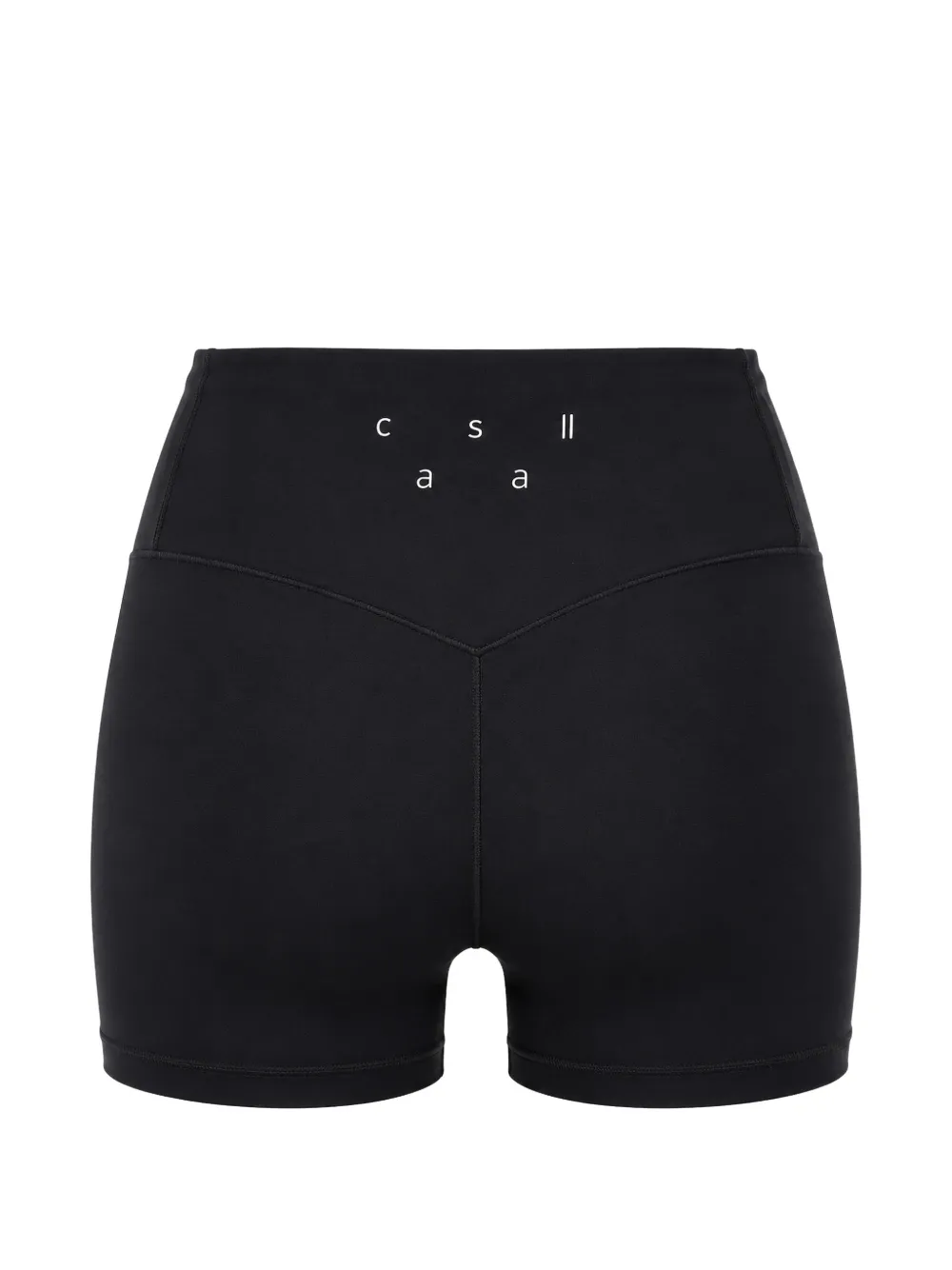 Casall Shorts met logoprint Zwart