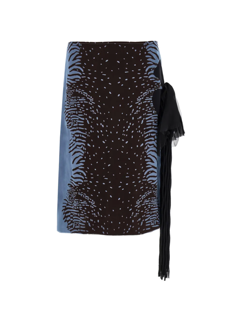 Ferragamo animal-print mini skirt - Nero