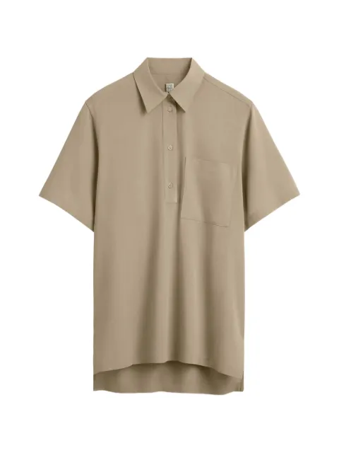 TOTEME fluid polo shirt