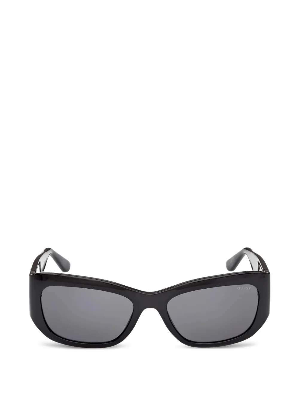 GUESS USA Occhiali da sole squadrati con placca logo - Nero