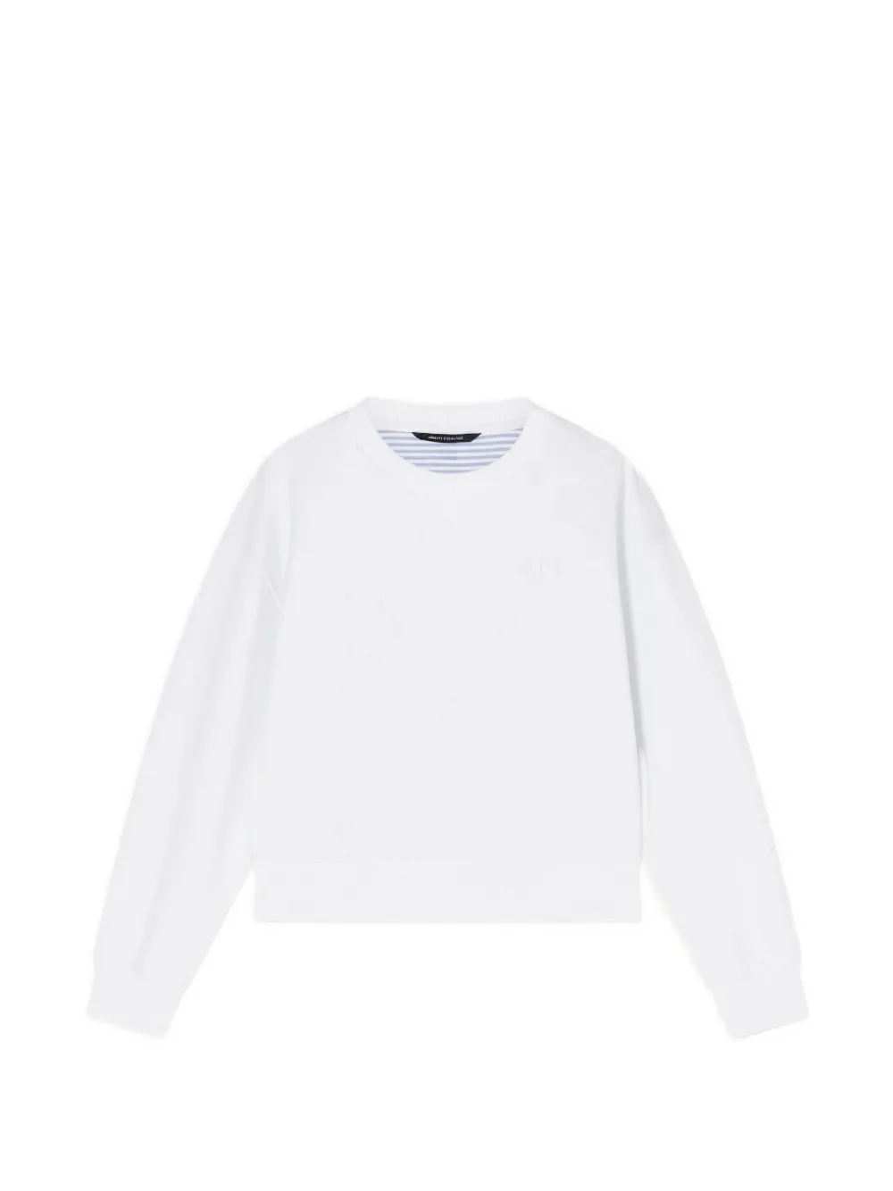 Armani Exchange crew-neck sweatshirt - Weiß