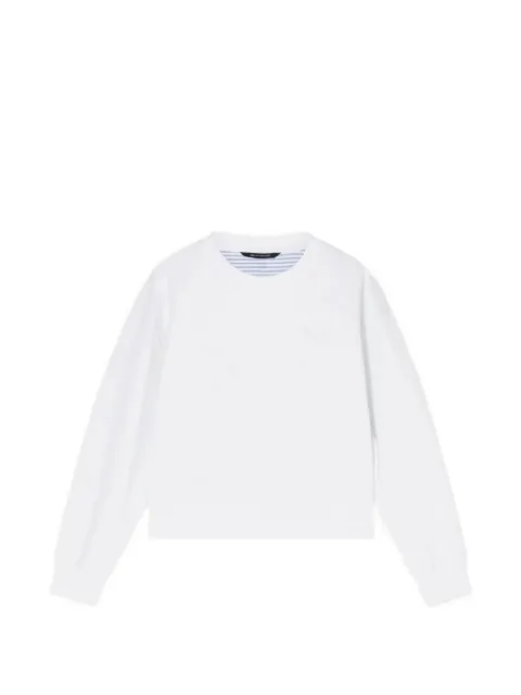 Armani Exchange sudadera con cuello redondo