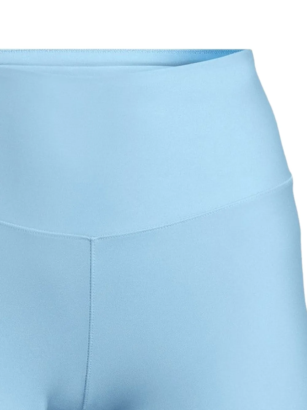 Casall High waist shorts met logoprint Blauw