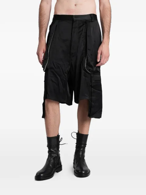 B1ARCHIVE zip-detail cargo shorts