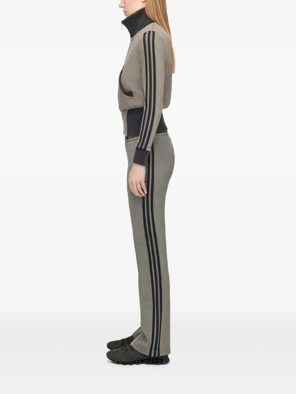 adidas Trainingsbroek met zijstreep Grijs