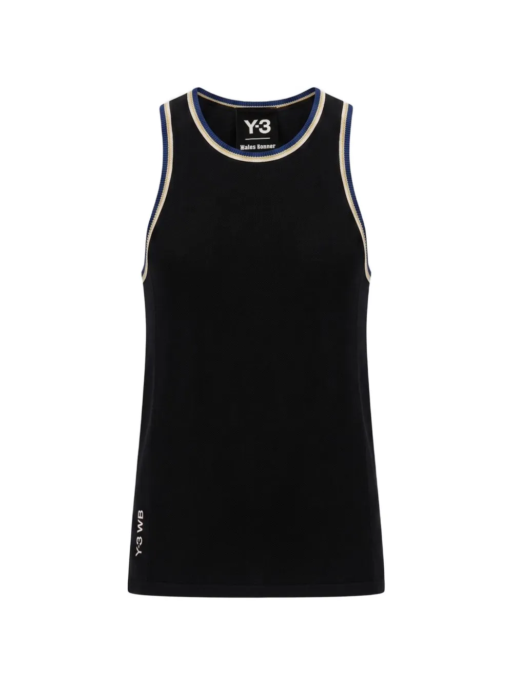 adidas Y-3 Wales Bonner knit tank top - Nero