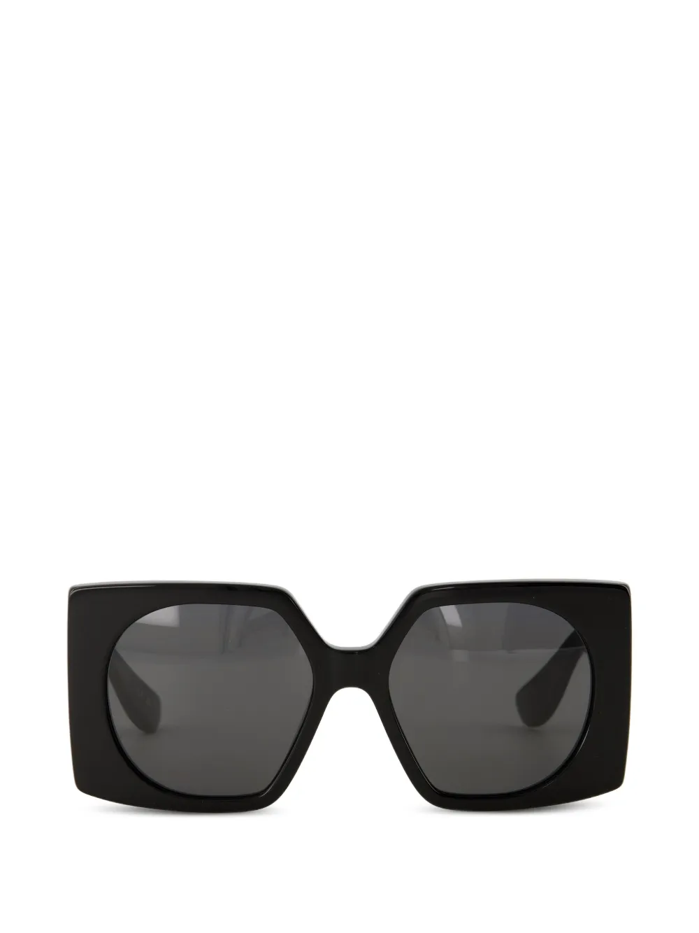 VALENTINO GARAVANI EYEWEAR VLogo rectangle-frame sunglasses - Nero