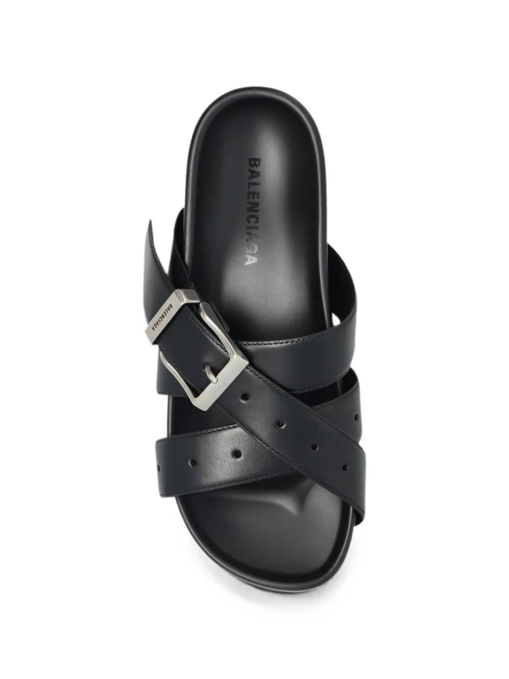 Balenciaga buckle-fastening sandals Zwart