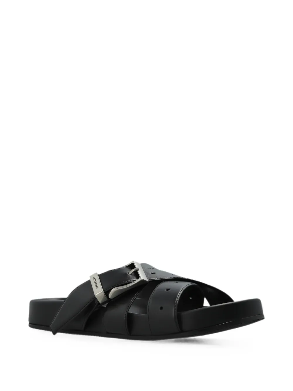 Balenciaga buckle-fastening sandals Zwart