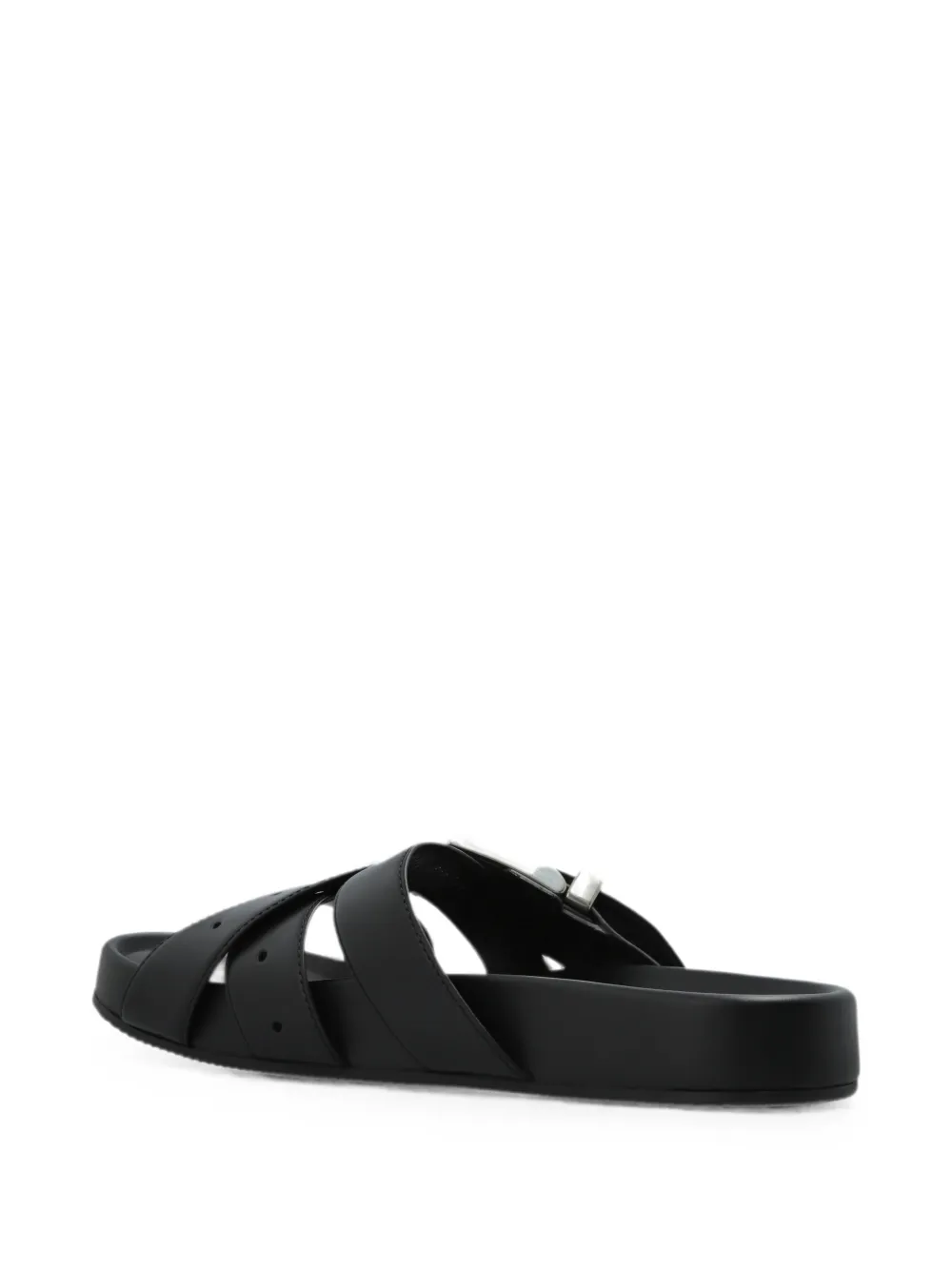 Balenciaga buckle-fastening sandals Zwart