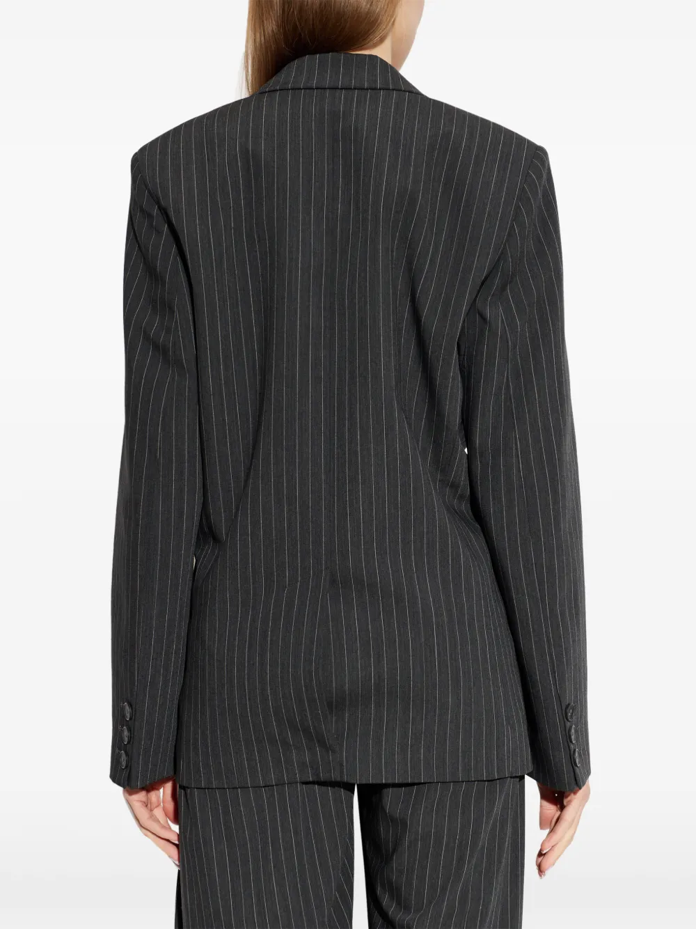 IRO Blazer met krijtstreep Grijs
