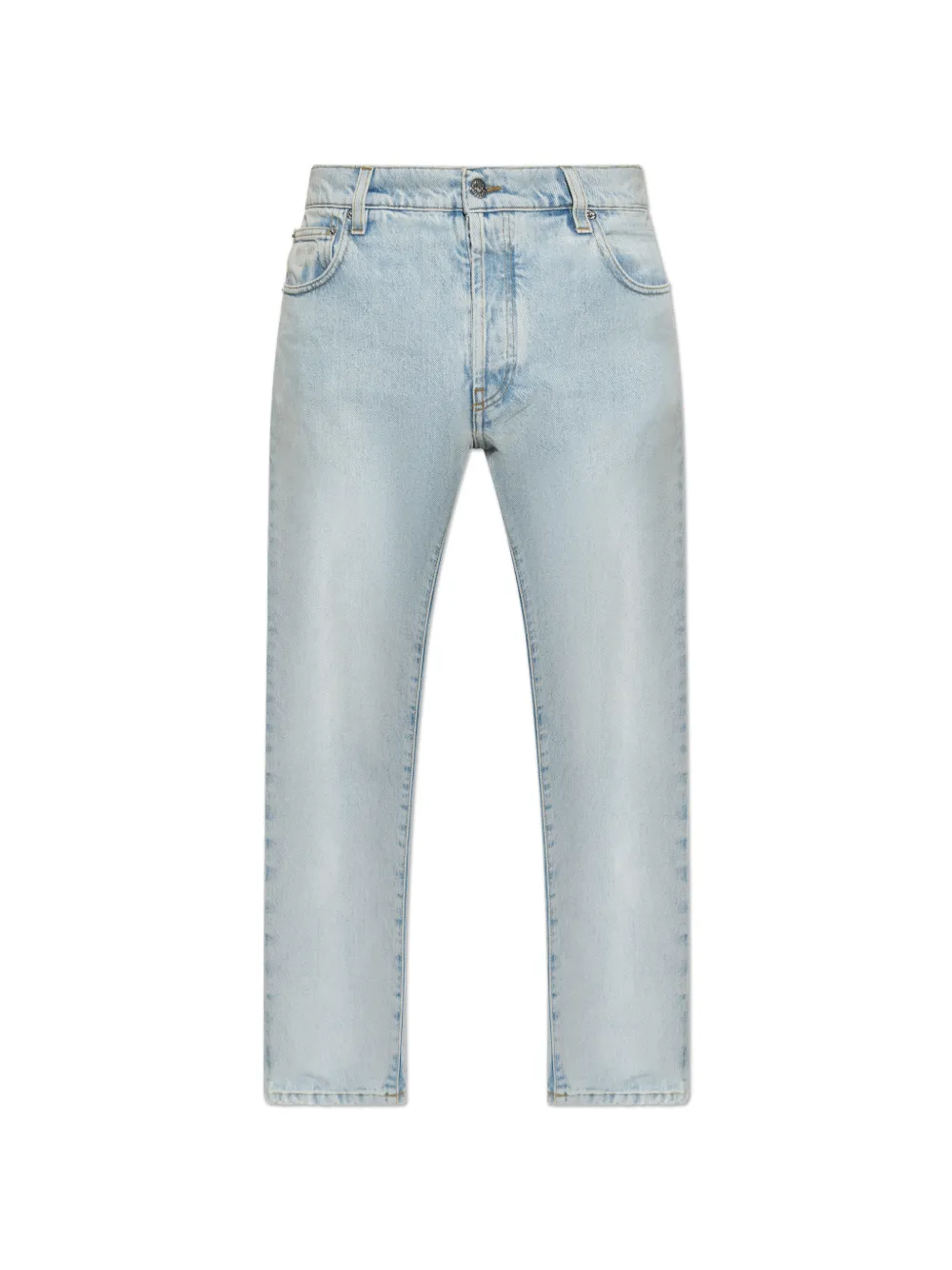 GALLERY DEPT. logo-patch straight-leg jeans - Blu