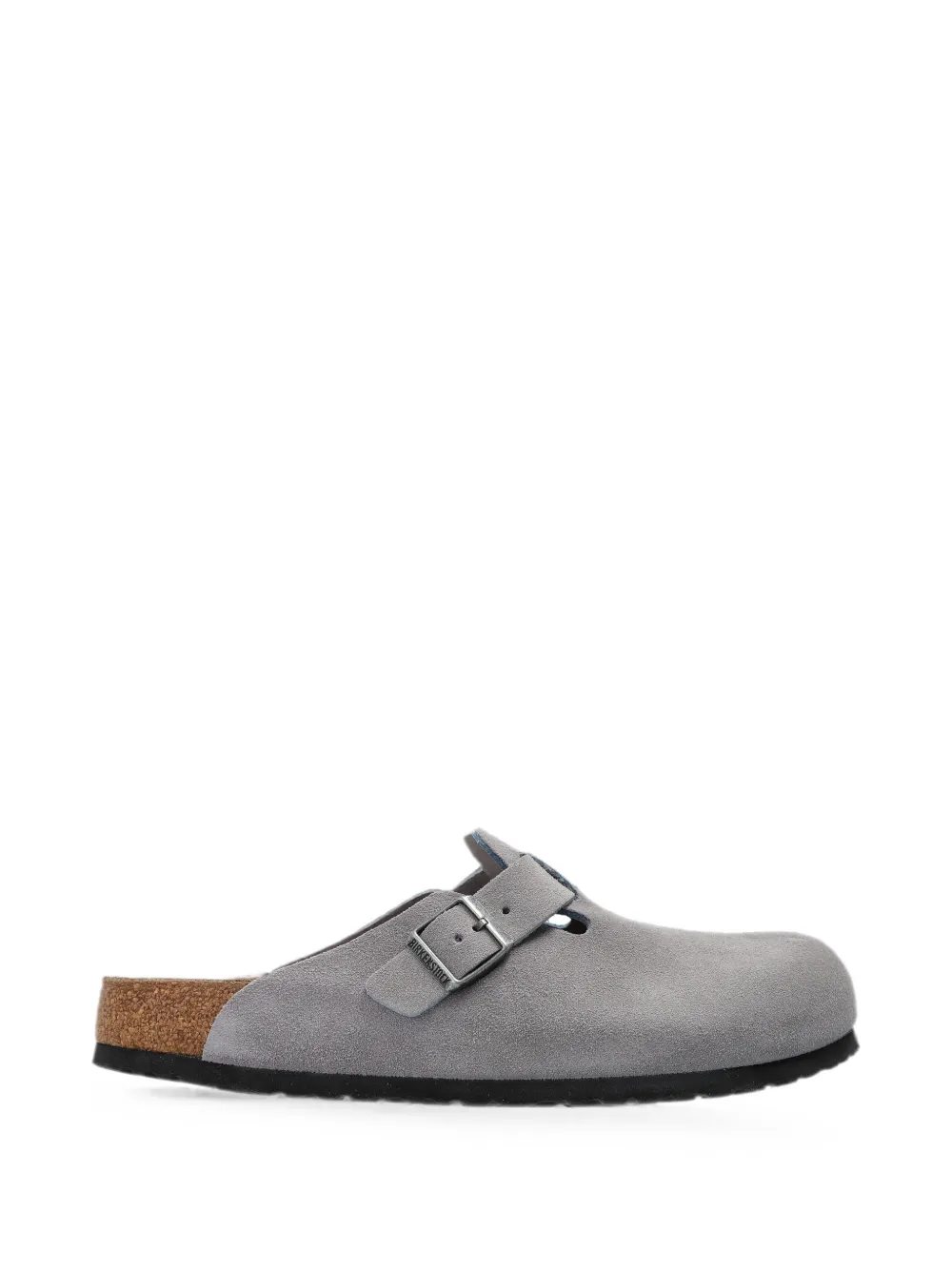Birkenstock Boston buckle-fastening suede mules - Violett