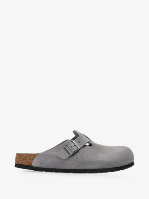 Birkenstock Slide Boston de couro