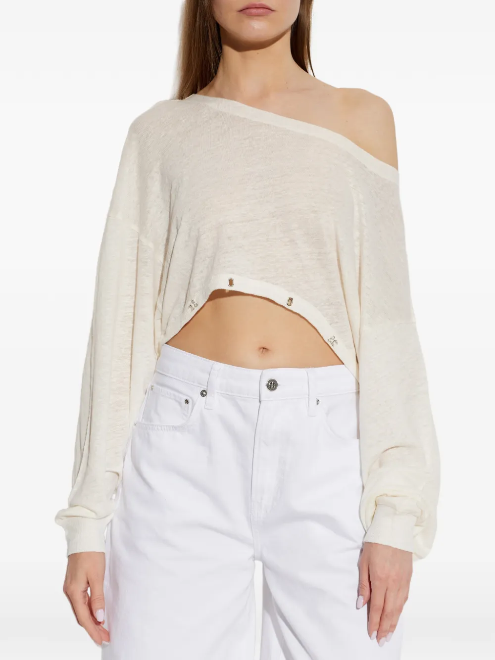 IRO Destinee cropped top Beige