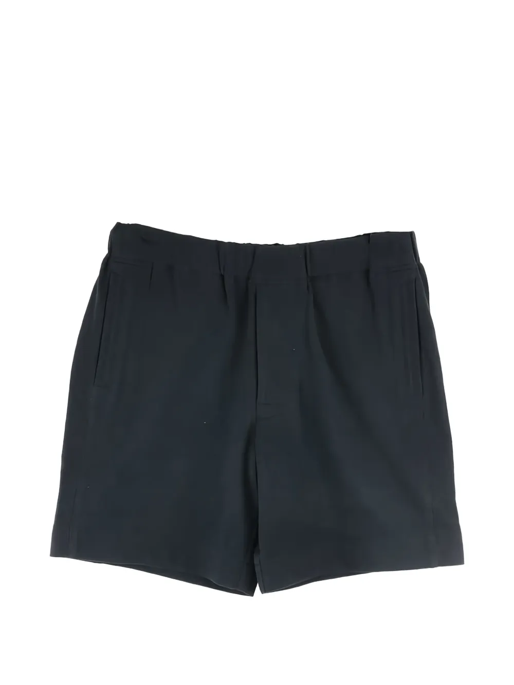 Omar Afridi elasticated-waistband welt-pocket shorts - Black