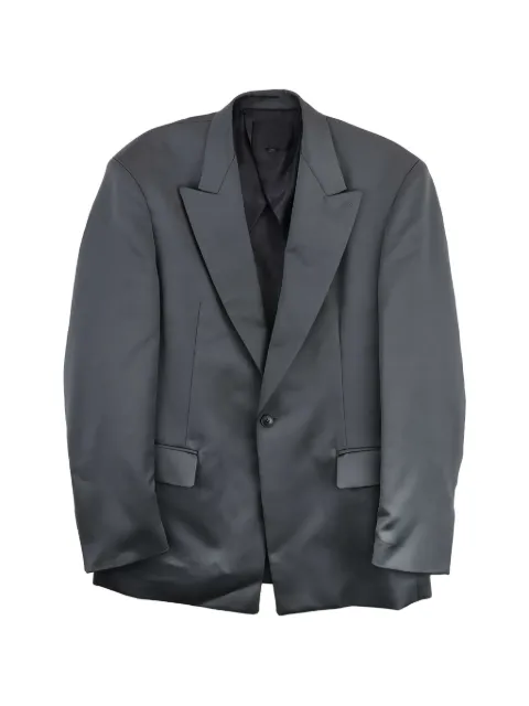 Omar Afridi peak-lapels single-breasted jacket