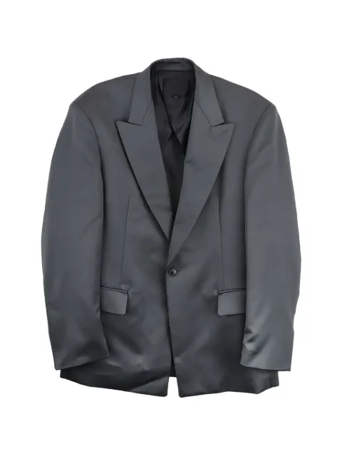 Omar Afridi peak-lapels single-breasted jacket